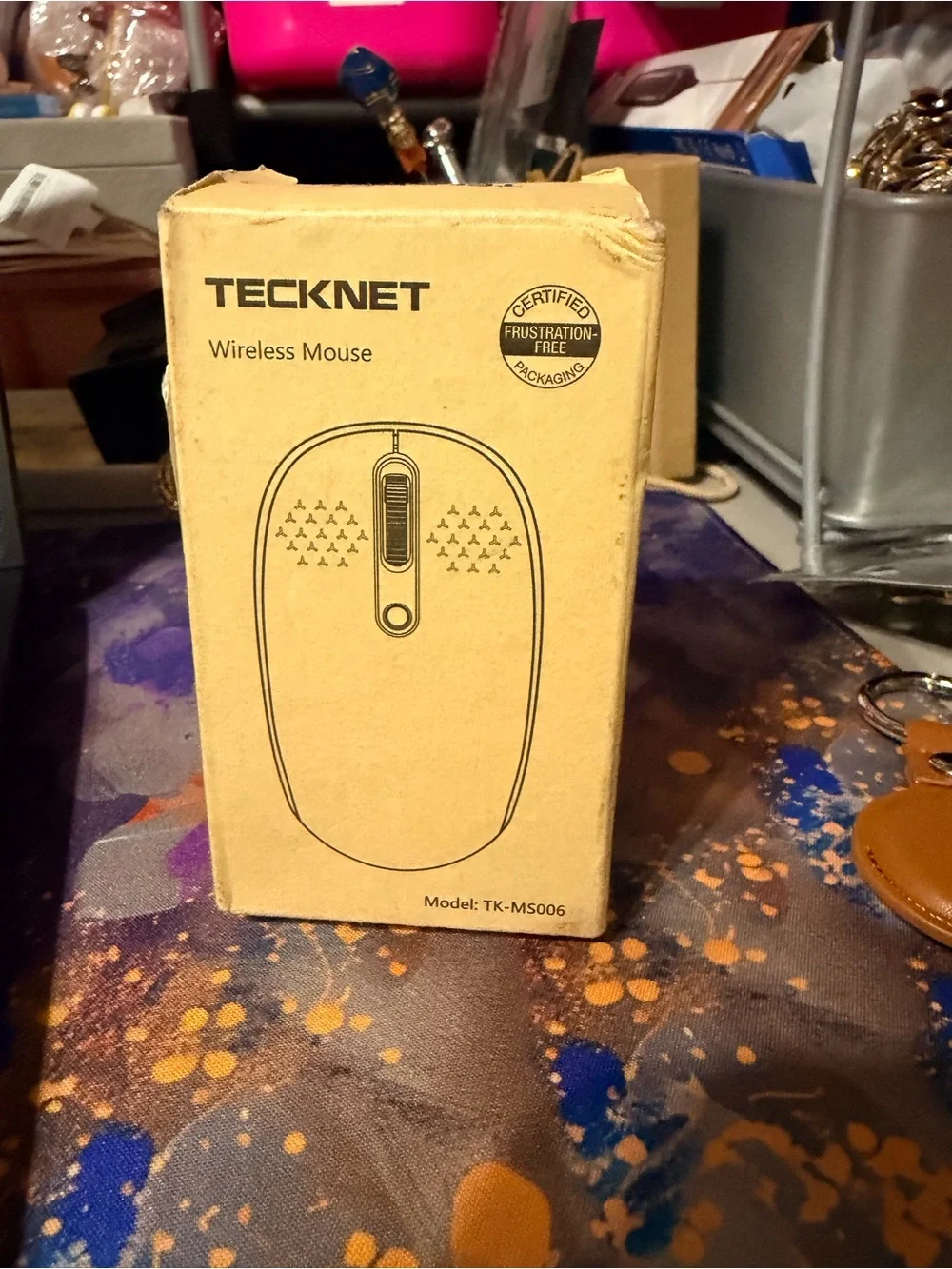 Tecknet pink wireless